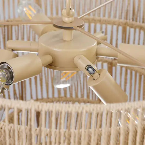 Bohemian Woven Chandelier -Unavailable Platform- Temu